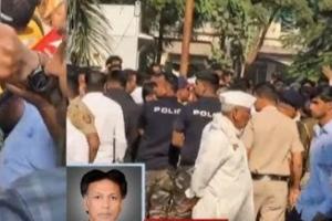 संतप्त जमावाने तोडले न्यायालयाचे फाटक, सौम्य लाठीमार